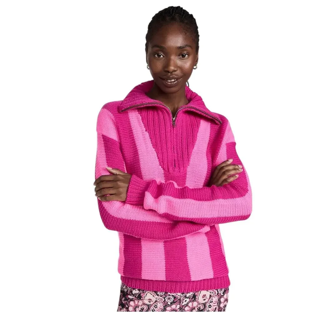 Tach Clothing Linnette Knit Sweater - Fuchsia/Pink - Small